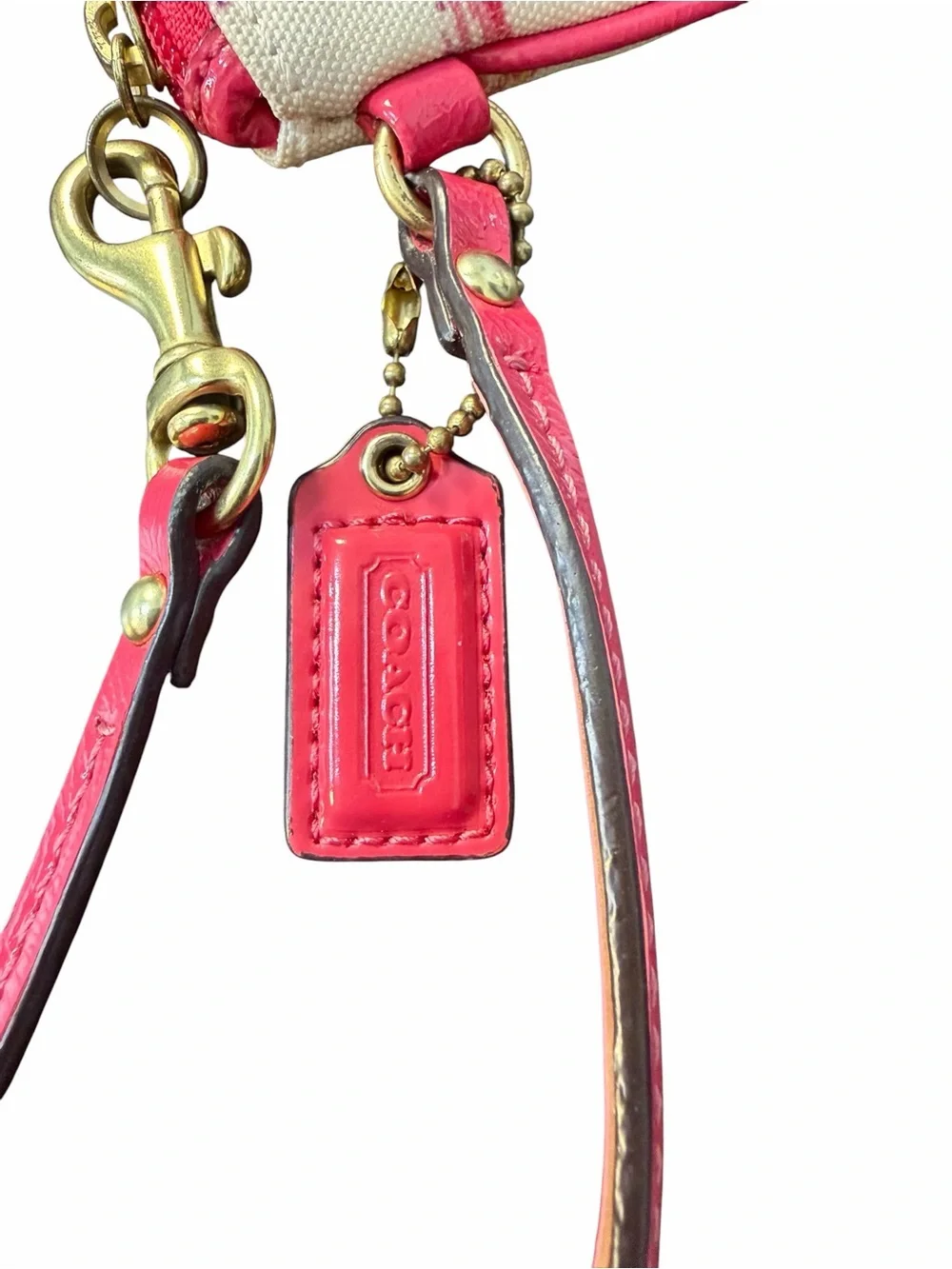 Coach Hamptons Signature Scribble Wristlet (A598)